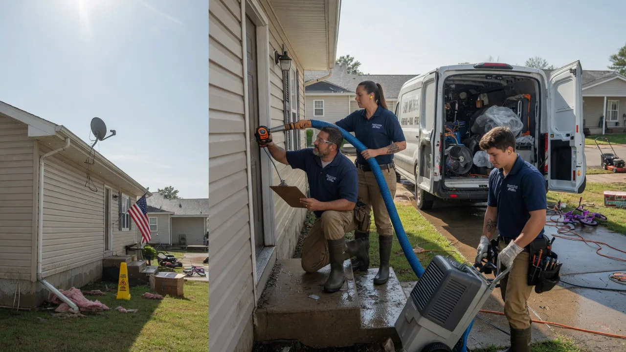 Ceiling Water Damage Restoration in Winona, MS near me